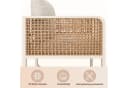 Flieks Gartenlounge-Set 7-tlg. Beige PE-Rattan mit Kissen Bild 5