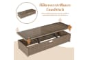 Flieks Gartenliege Gartensofa 2-4 Pers. Polyrattan mit Markise Bild 5