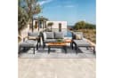 Flieks Gartenlounge-Set 6-Sitzer Ecksofa Grau Bild 1