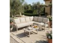 Flieks Gartenlounge-Set 6-Sitzer Beige mit Seilgeflecht Bild 2