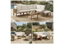 Flieks Gartenlounge-Set 6-Sitzer Beige Modular Bild 2