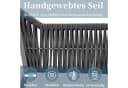 Flieks Gartenlounge-Set 8-Sitzer Ecksofa mit Esstisch grau Bild 4