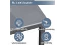Flieks Gartenlounge-Set 8-Sitzer Ecksofa mit Esstisch grau Bild 5