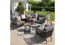 Merax Gartenlounge-Set 6-tlg. Beige/Grau Seil & Eisen Bild 2