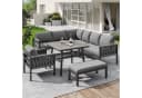 Flieks Gartenlounge-Set 3x 2-Sitzer-Sofa, Sessel, Hocker, Tisch Bild 1