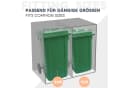 Flieks Mülltonnenbox Schwarz für 2 Tonnen bis 240L Bild 4