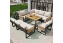 Flieks Gartenlounge-Set 8-Sitzer Outdoor Sitzgruppe Bild 1