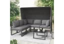 Flieks Gartenlounge-Set 5-Sitzer mit Sonnendach Bild 2
