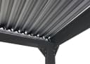 MCW Terrassendach Pergola Anthrazit Lamellen Seitenrollos Bild 5