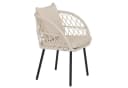 MCW Garten-Essgruppe 5-tlg. Aluminium Beige/Grau mit Polstern Bild 4