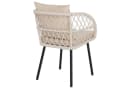 MCW Garten-Essgruppe 5-tlg. Aluminium Beige/Grau mit Polstern Bild 5