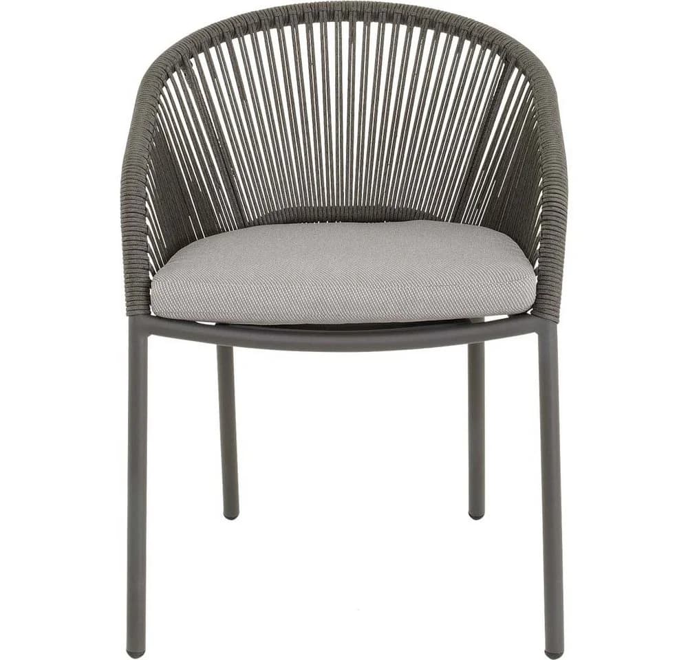 Lesli Living Garten-Essgruppe Arrezo Rund 120cm Aluminium Grau - Bild 4