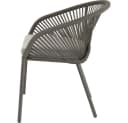 Lesli Living Garten-Essgruppe Arrezo Rund 120cm Aluminium Grau Bild 5