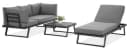 Focus Garden Gartenlounge-Set Modular 5-tlg. Grau Aluminium mit Kissen Bild 5