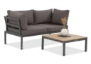 Focus Garden Gartenlounge-Set JAVA 2-Sitzer Grau Schwarz Bild 2