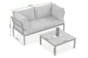 Focus Garden Gartenlounge-Set JAVA 2-Sitzer Grau Schwarz Bild 3