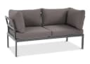 Focus Garden Gartenlounge-Set JAVA 2-Sitzer Grau Schwarz Bild 4