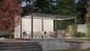 Gutroof Pergola ELEGANCE AUTOMATIK Anthrazit Elektrisches Lamellendach LED Bild 2