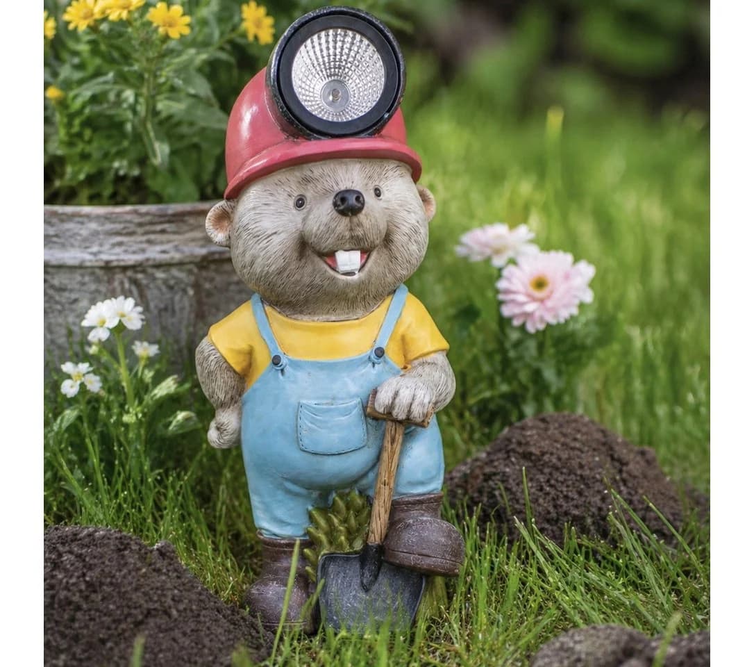 Mel-O-Design Gartenfigur Maulwurf Lumino mit Solarlicht - Bild 2