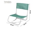 Sunnydays Campingstuhl klappbar grün mit Trageschlaufe Bild 1