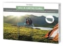 Sunnydays Campingtisch klappbar blau-grün Aluminium MDF Bild 3