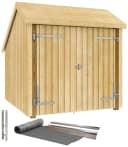 Gartenhaus PLUS, beige, Holzwerkstoff, Gartenhaus, Fahrradunterstand mit Doppeltür Bild 2