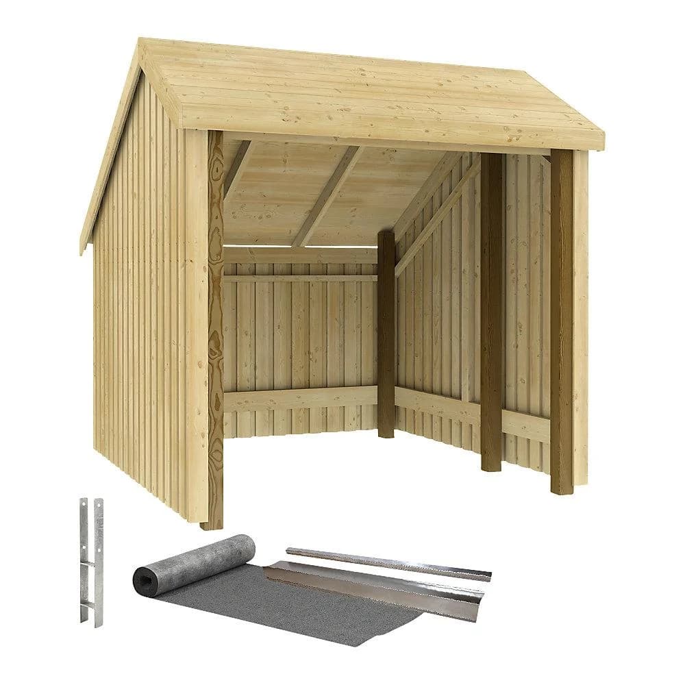 Gartenhaus PLUS, beige, Holzwerkstoff, Fahrradunterstand
