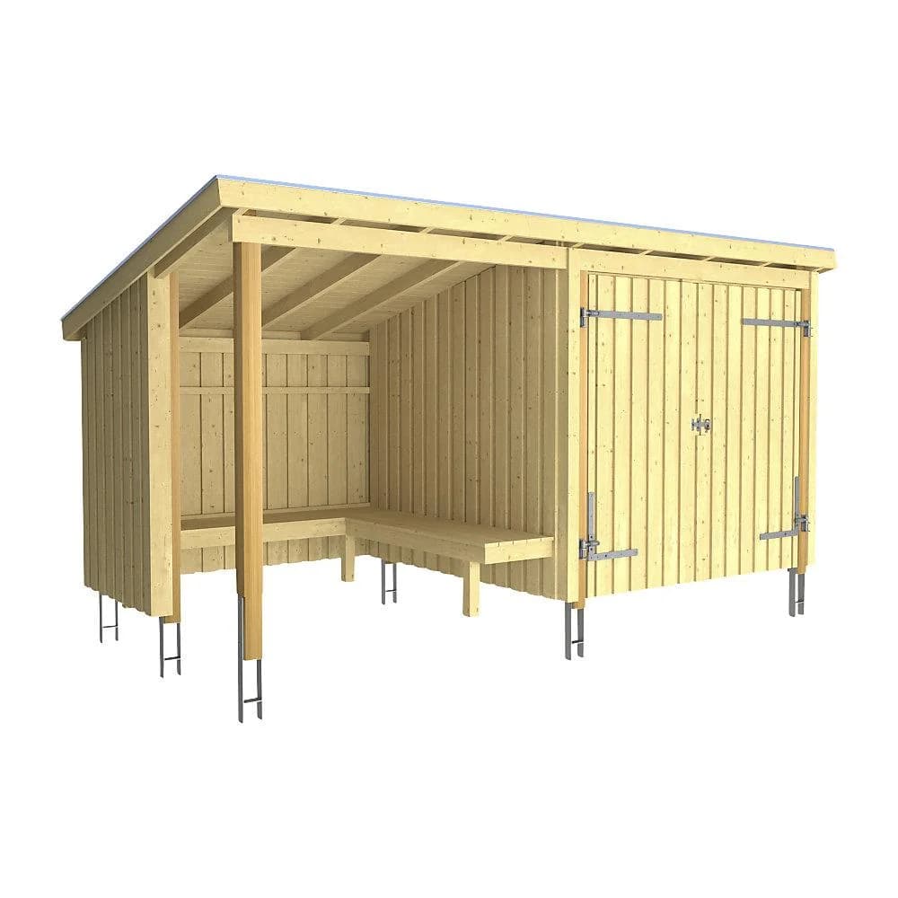 Gartenhaus Nordic aus Holzwerkstoff