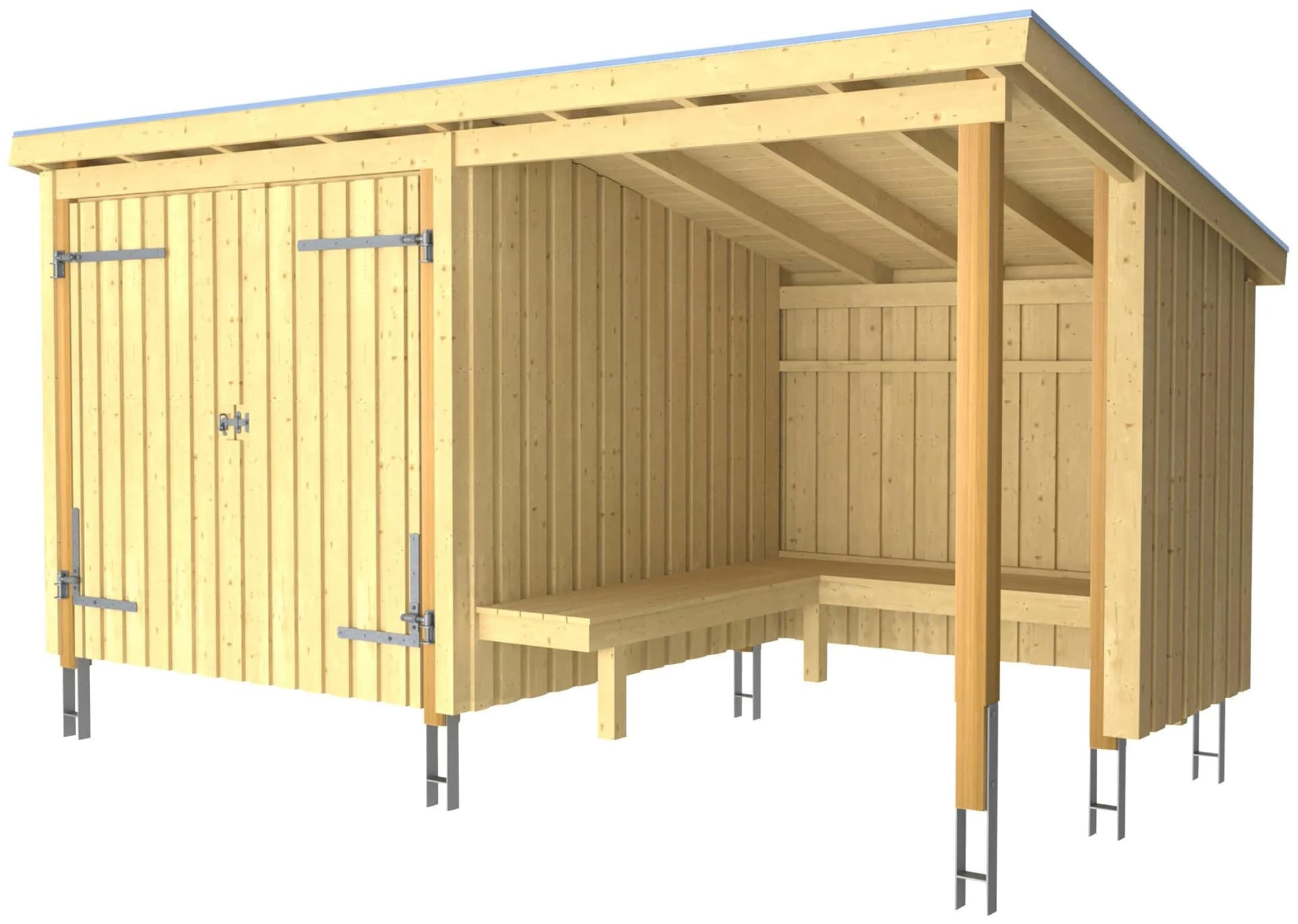 Gartenhaus Nordic aus Holzwerkstoff - Bild 2