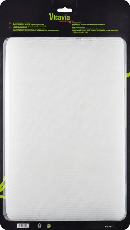 Sonnensegel VITAVIA Polyethylen Schattiergewebe für Gewächshäuser