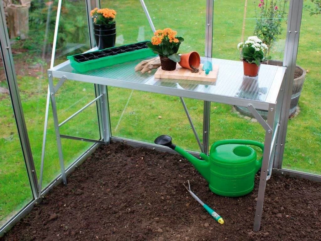Pflanztisch VITAVIA Silberfarben