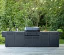 COZZE Outdoor-Küche Türmodul Elements Schwarz HPL Stahl Bild 4