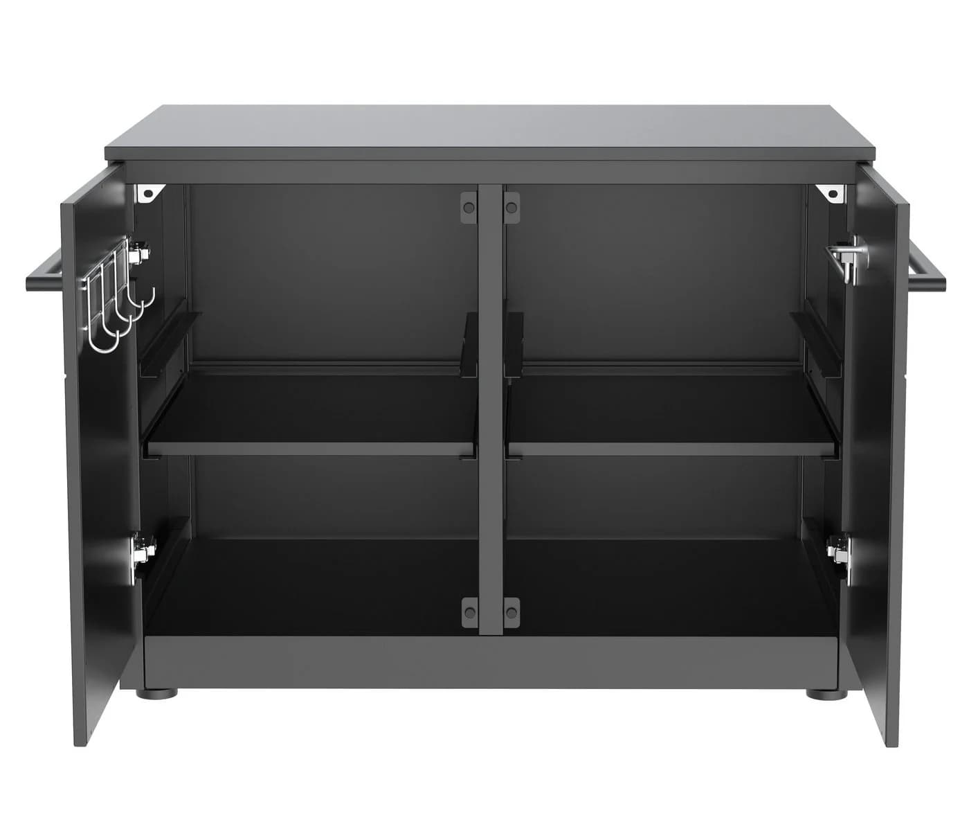 COZZE Outdoor-Küche Niedrigmodul Elements Stahl Schwarz