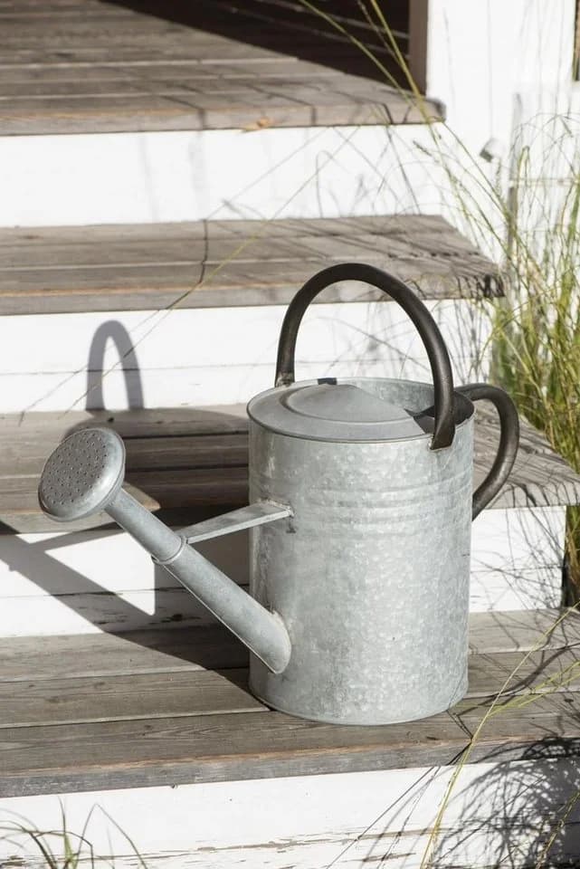 Ib Laursen Gießkanne 11L Grau Metall Zink Retro - Bild 4