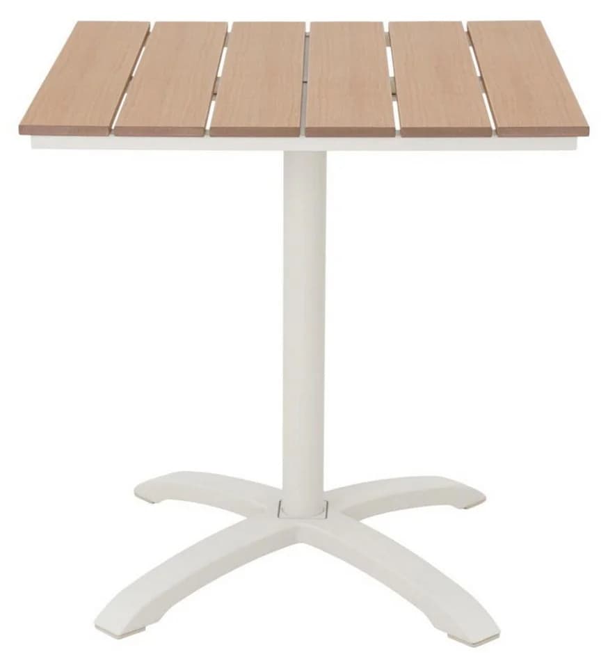 Schou Gartentisch Mads 70x70 cm Teak-Dekor Garten-Cafétisch - Bild 2