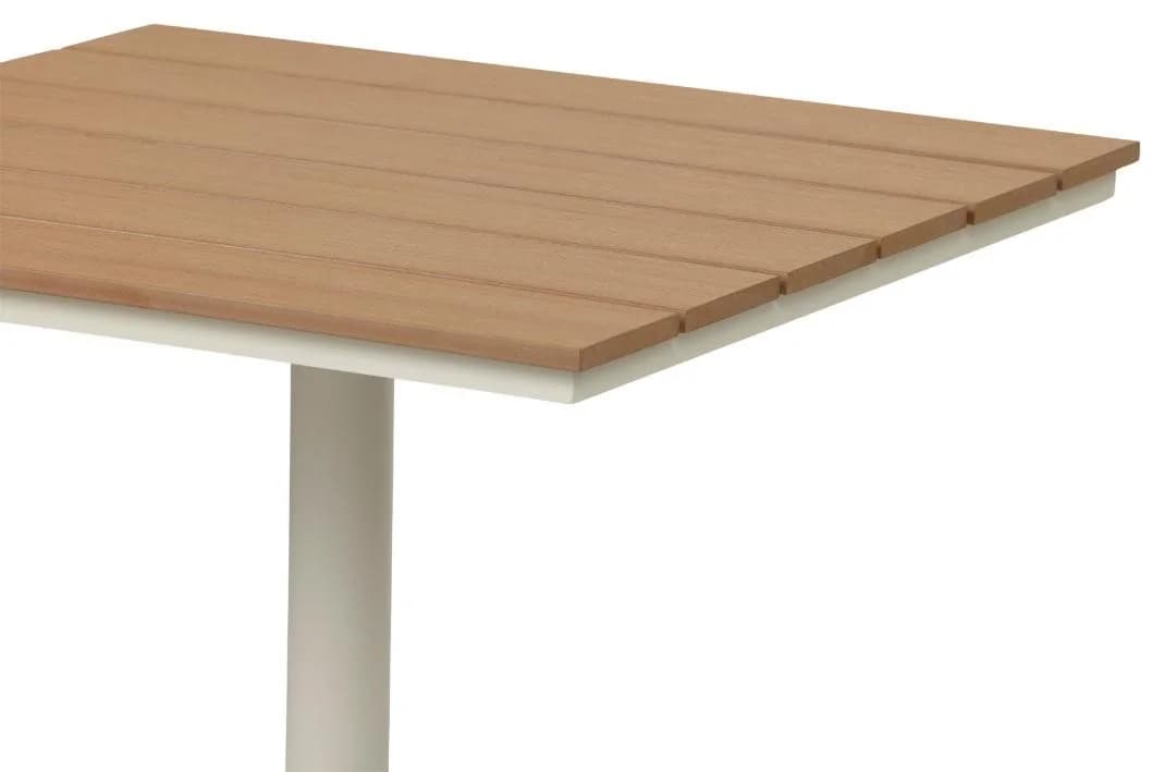 Schou Gartentisch Mads 70x70 cm Teak-Dekor Garten-Cafétisch - Bild 4