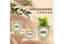 KONZEPT Blumentopf mit Untersetzer 2in1 Kunststoff Creme Bild 1
