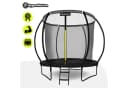 HyperMotion Kindertrampolin 244 cm mit Sicherheitsnetz, Leiter & Stahlrahmen Bild 1