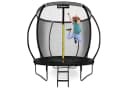 HyperMotion Kindertrampolin 244 cm mit Sicherheitsnetz, Leiter & Stahlrahmen Bild 2