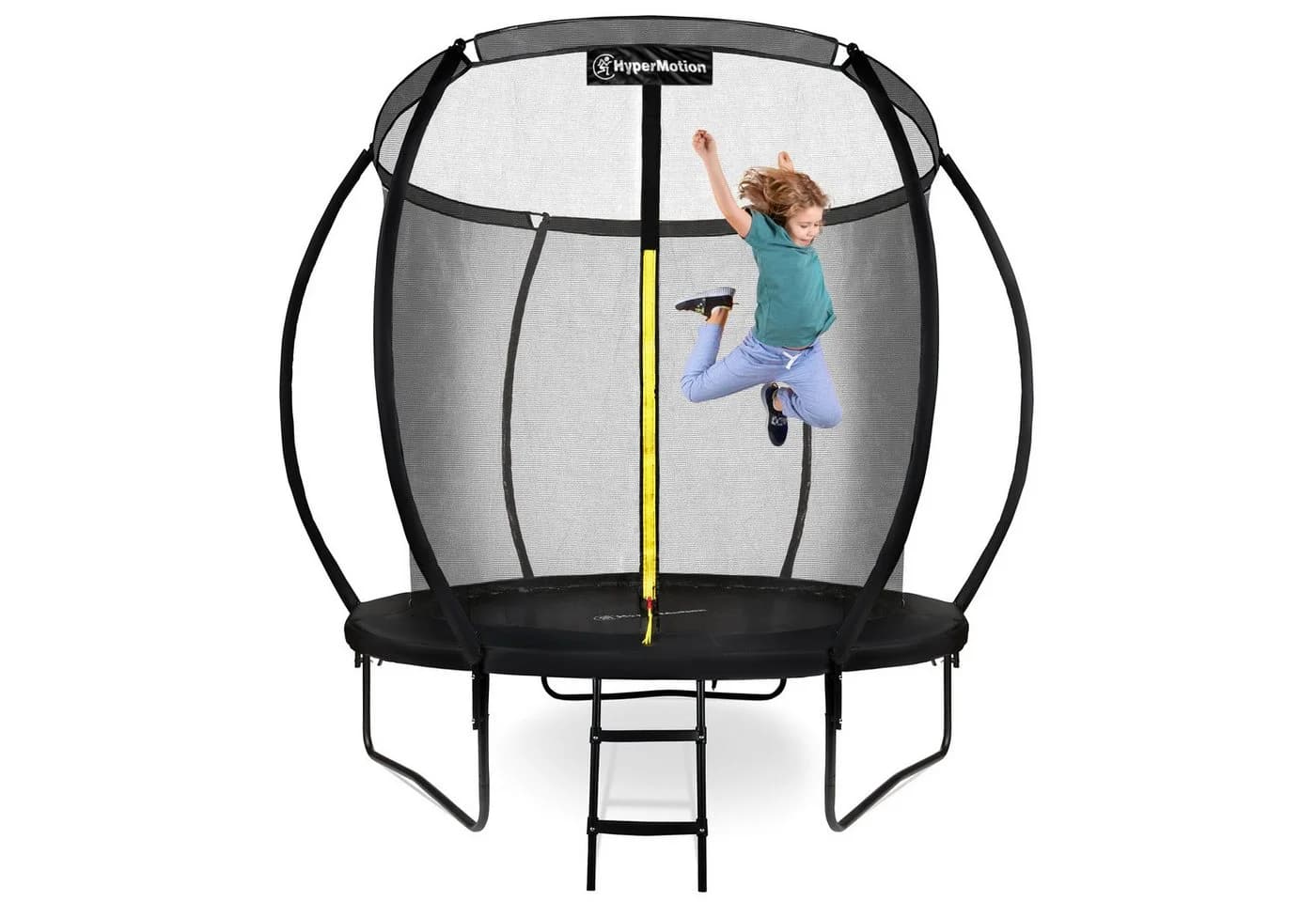 HyperMotion Kindertrampolin 244 cm mit Sicherheitsnetz, Leiter & Stahlrahmen - Bild 2