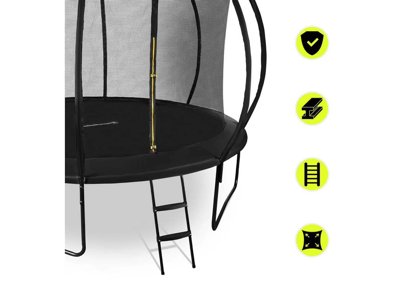HyperMotion Kindertrampolin 244 cm mit Sicherheitsnetz, Leiter & Stahlrahmen - Bild 4