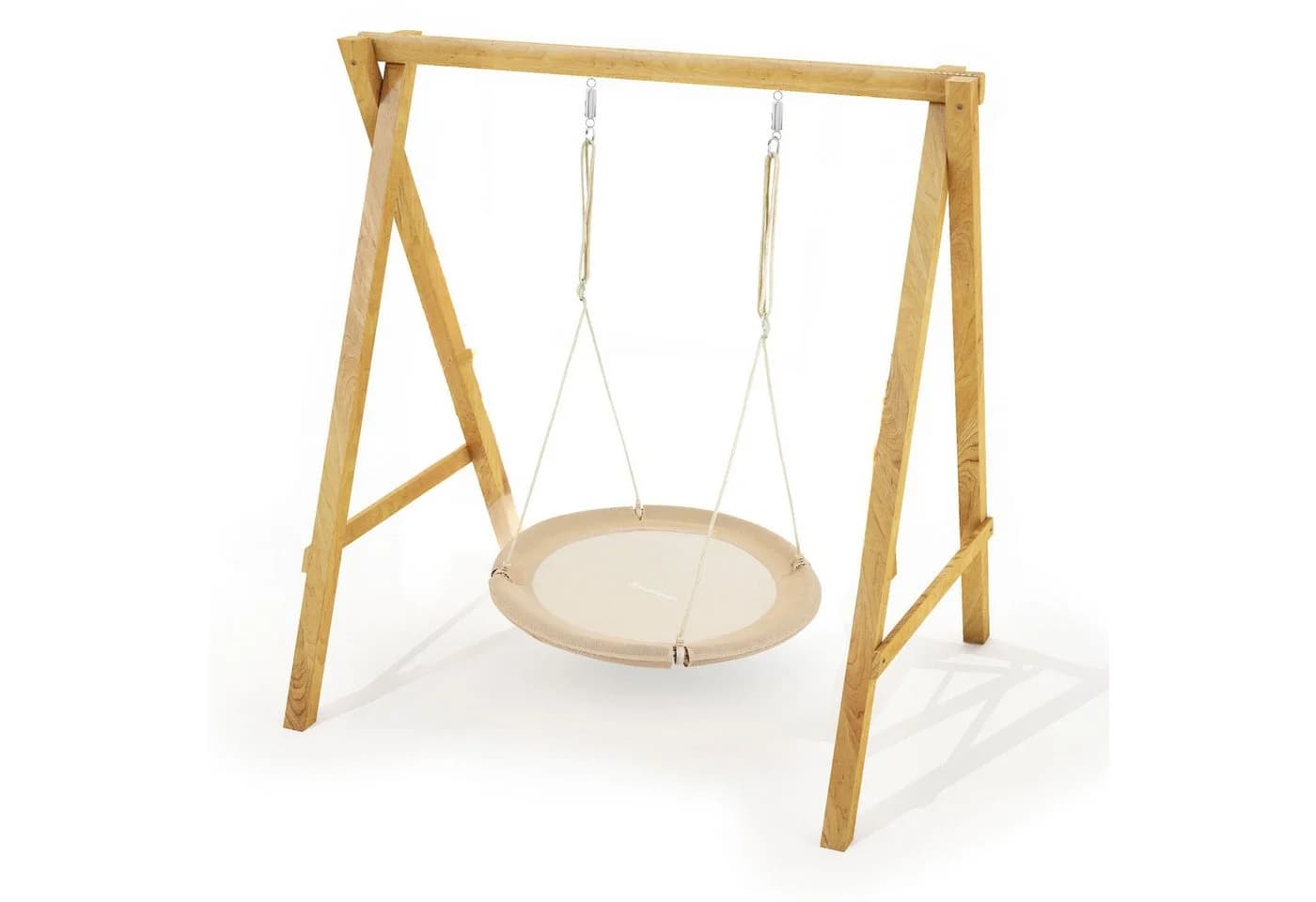 HyperMotion Nestschaukel Grau Beige Verstellbar 150 kg Tragkraft