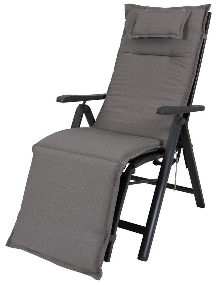 Sun Garden Sesselauflage Auflage Relaxliege Toronto anthrazit meliert