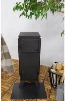 Magnus Kaminofen 7,5 kW Schwarz mit Schamottstein GT7PR Bild 3