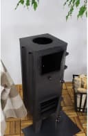 Magnus Kaminofen 7,5 kW Schwarz mit Schamottstein GT7PR Bild 4