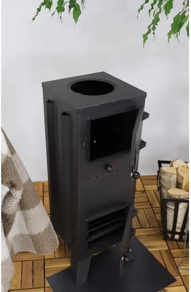 Magnus Kaminofen 7,5 kW Schwarz mit Schamottstein GT7PR - Bild 4