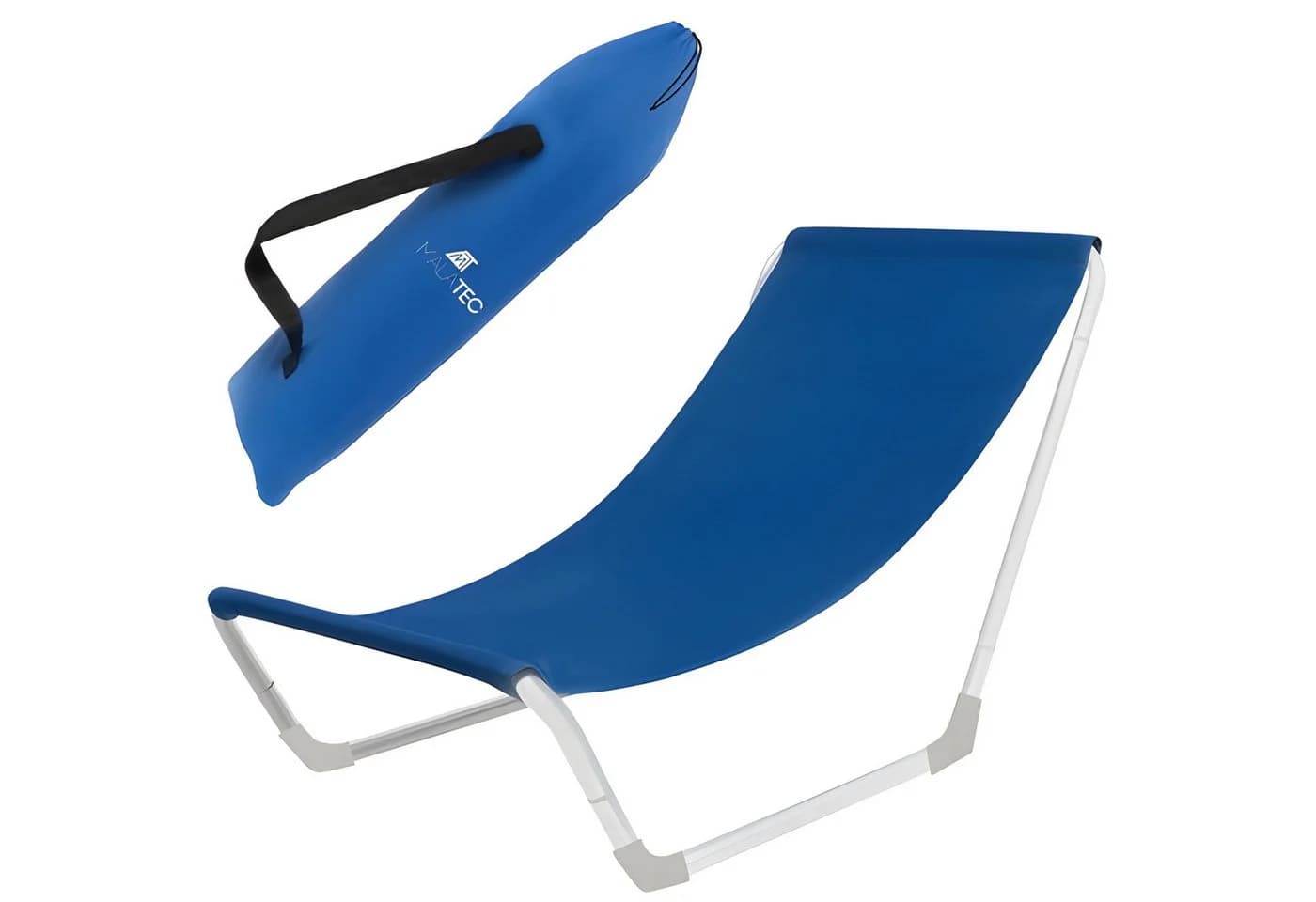 MALATEC Gartenliege Strandliege Faltbar mit Tasche