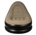 Gardlov Aufblasbarer Gartensessel mit Fußstütze Schwarz-Beige Bild 3