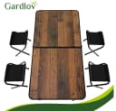 Gardlov Klappgartentisch mit 4 Campingstühlen, 5-teiliges Set mit Koffer Bild 5