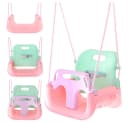 KRUZZEL 3-in-1 Kinderschaukel Babyschaukelsitz Garten Schaukel Bild 1